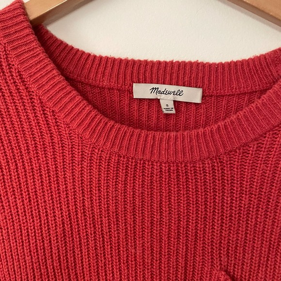 Madewell Thompson Pocket Pullover Ribbed Sweater - Picture 4 of 4